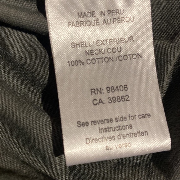 Theory White to Gray Gradient 💯 Cotton Stretch Tank Top - Picture 4 of 5